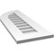 Ekena Millwork Quarter Round Top Left Surface Mount PVC Gable Vent w/ 3-1/2"W x 1"P Standard Frame, 12"W x 32"H GVPQL12X3201SN - alternate 5